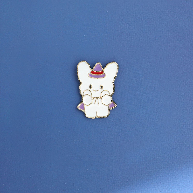 Mini Bear & Bunny Acrylic Brooch Pendant