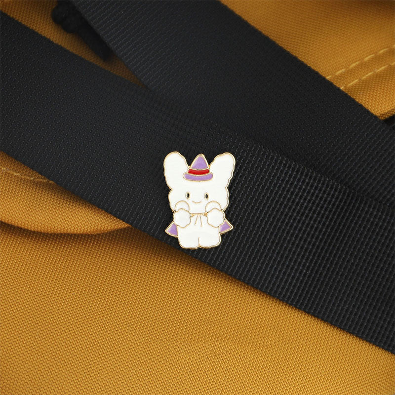 Mini Bear & Bunny Acrylic Brooch Pendant