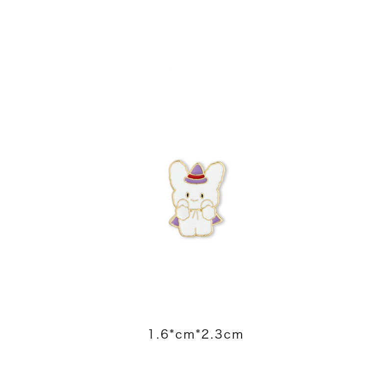 Mini Bear & Bunny Acrylic Brooch Pendant