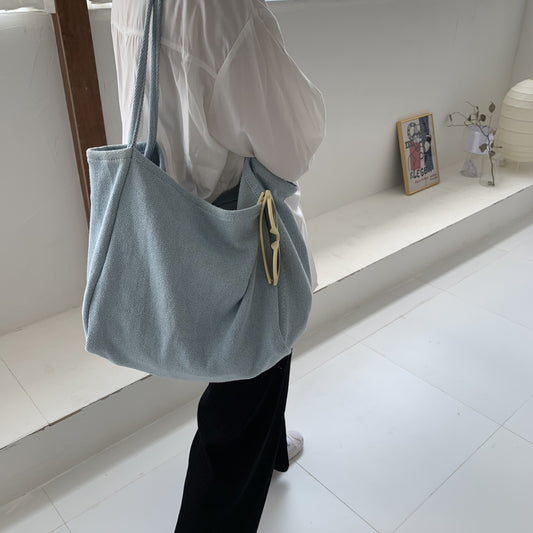 Denim Canvas Tote Bag